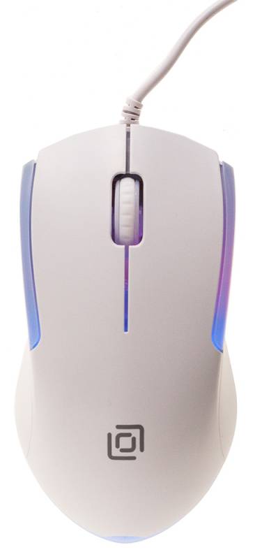   Xcom-Shop Мышь Oklick 245M 471480 белый оптическая (1000dpi) USB (3but)