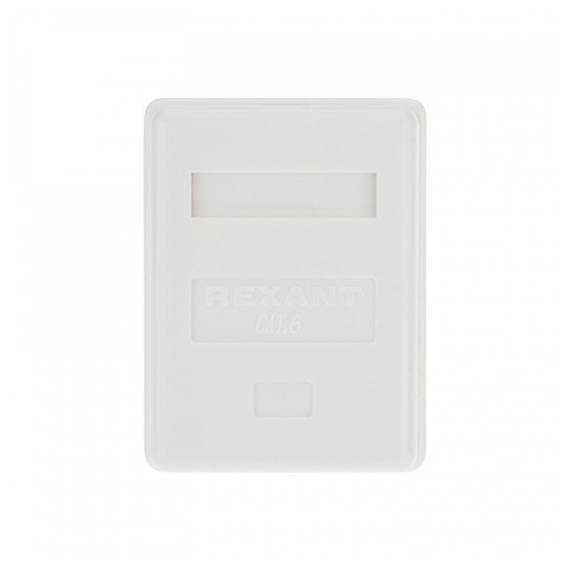 Розетка Rexant 03-0132 компьютерная внешняя, 1-порт RJ-45 (8P8C), UTP неэкранированная, категория 6