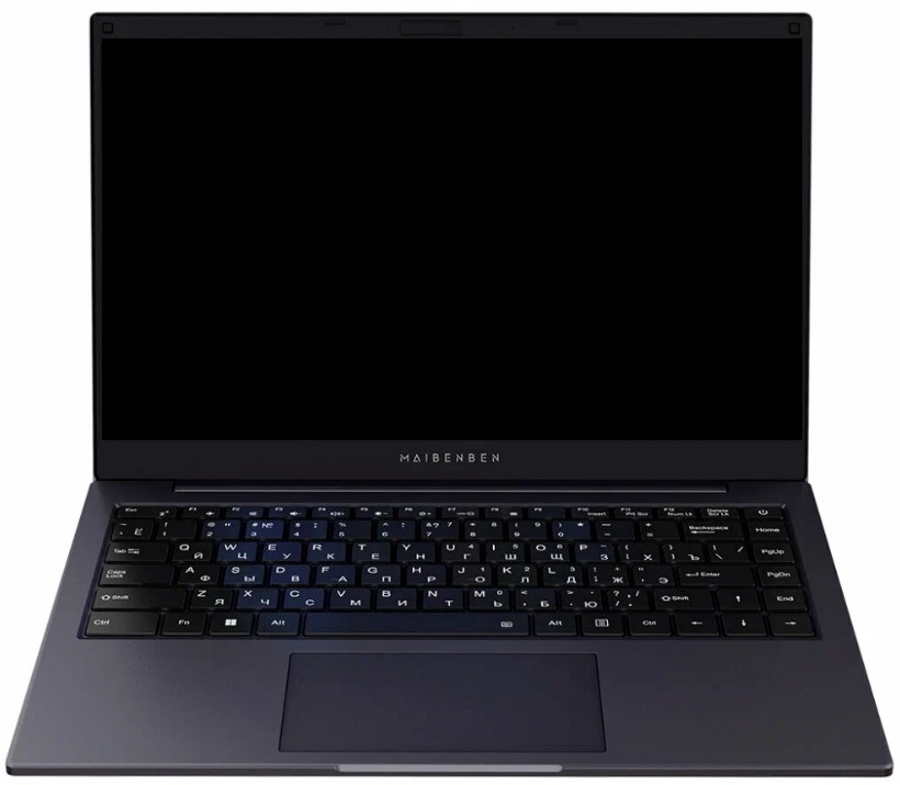 Ноутбук Maibenben S14A-iN10UM N100/8GB/256GB SSD/14 FHD IPS/Linux/WiFi/BT/синий