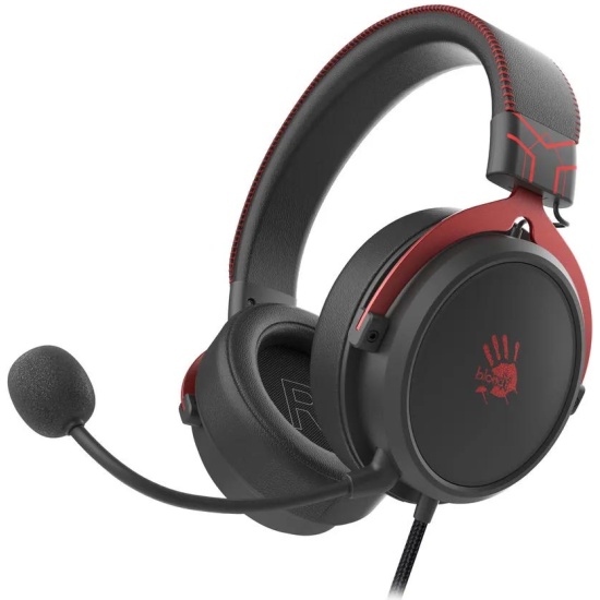 Гарнитура A4Tech M590I SPORTS RED красный/черный 1м мониторные USB оголовье (1910433)