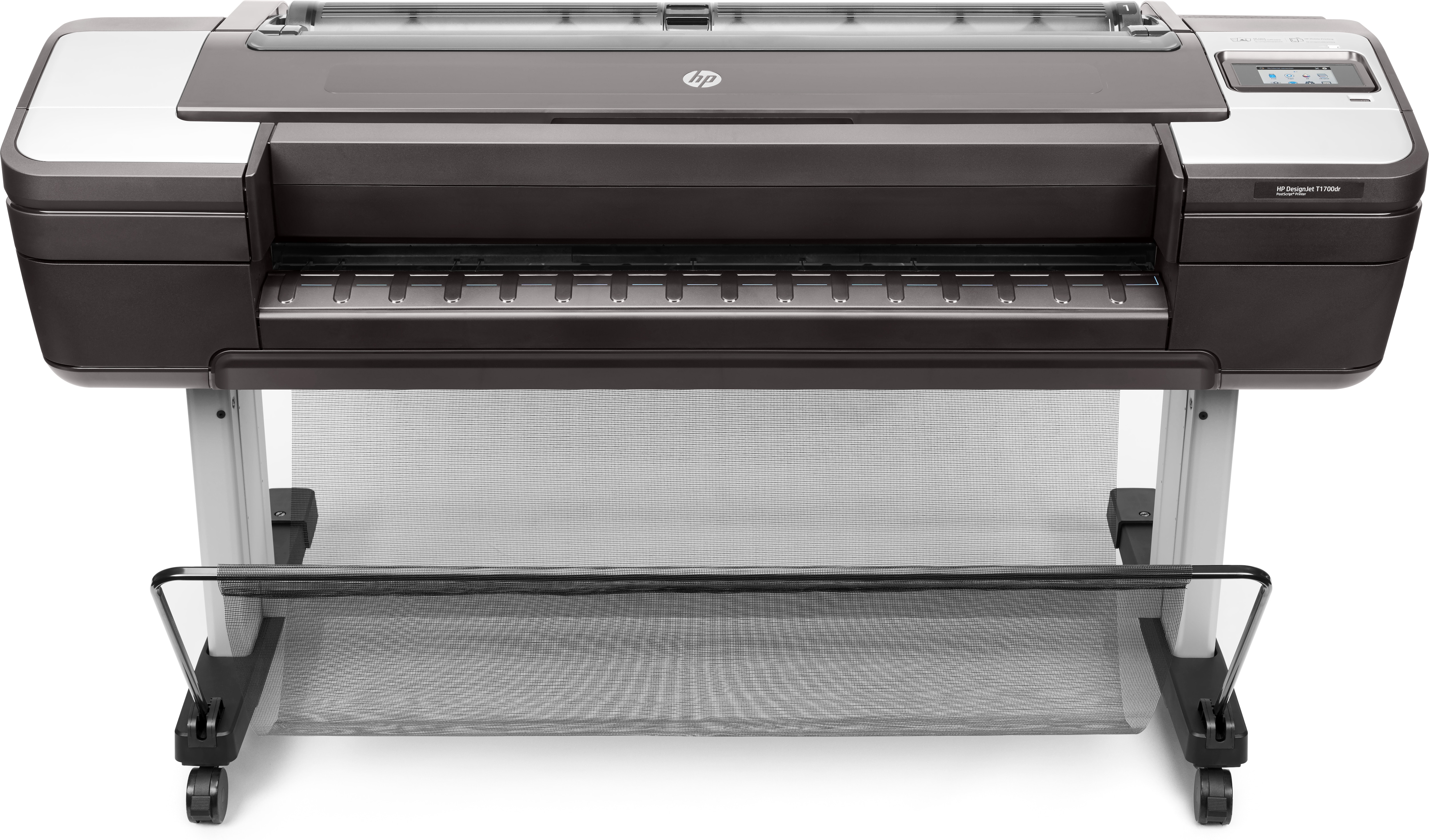 Плоттер HP Designjet T1700dr W6B56A A0, 128Гб (виртуальная), HDD500Гб, USB, LAN, stand,sheet feed, 2 rollfeed, autocutter