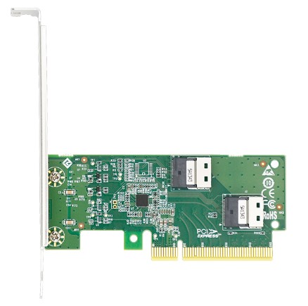Адаптер LR-LINK LRNV9F12 SSD/ PCIe x8 to 2*SlimSAS SFF-8654 4i