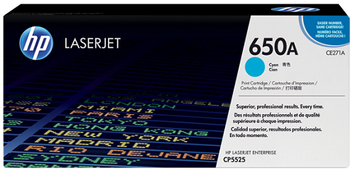 Картридж HP 650A CE271AH Color LaserJet Enterprise M750 Series/CP5525
