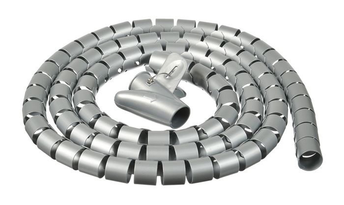Кабельный организатор Buro BHP CG252S 25x2000mm silver