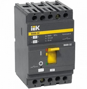 Автоматический выключатель IEK ВА88-32 SVA10-3-0025 трехполюсный 25А 25кА РЭ500А
