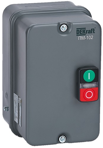 Пускатель электромагнитный DEKraft 23648DEK 65А AC380/400В 50/60Гц в металлической оболочке