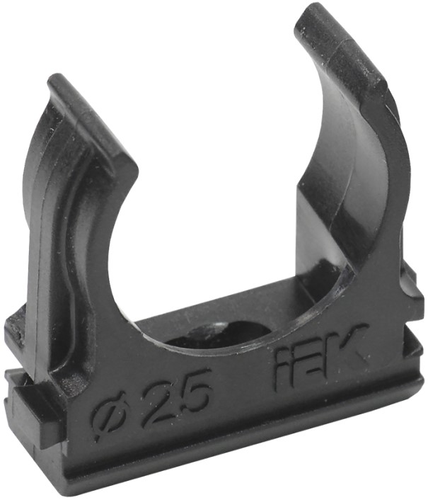 Держатель IEK CTA10D-CF25-K02-100 с защёлкой CF25 черный