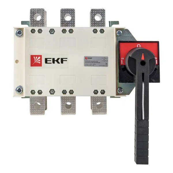 Рубильник-переключатель EKF pscs-250-3 250A 3P c рукояткой управления для прямой установки PowerSwitch