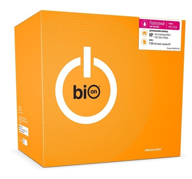 Картридж BION BCR-CF363X CF363X для HP LaserJet Enterprise M552/M553/M577 (9500 стр.), Пурпурный