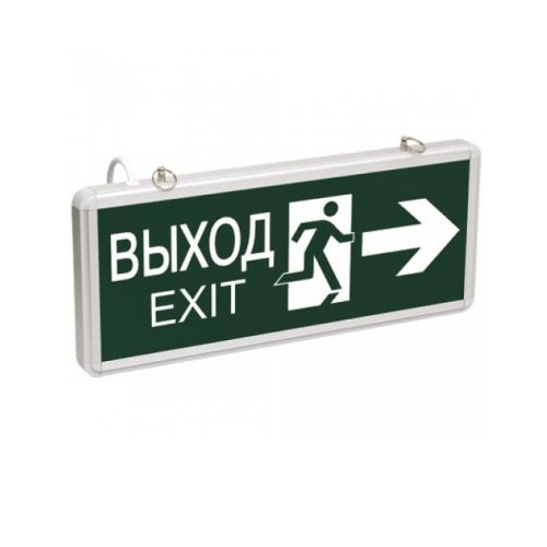 Светильник светодиодный IEK LSSA0-1003-003-K03 ССА 1003 ВЫХОД-EXIT стрелка/фигура 3Вт аварийный двусторонний