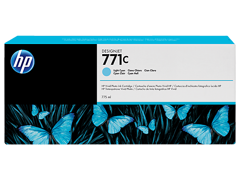  Картридж HP B6Y12A 775ml Light Cyan Ink Cartridge