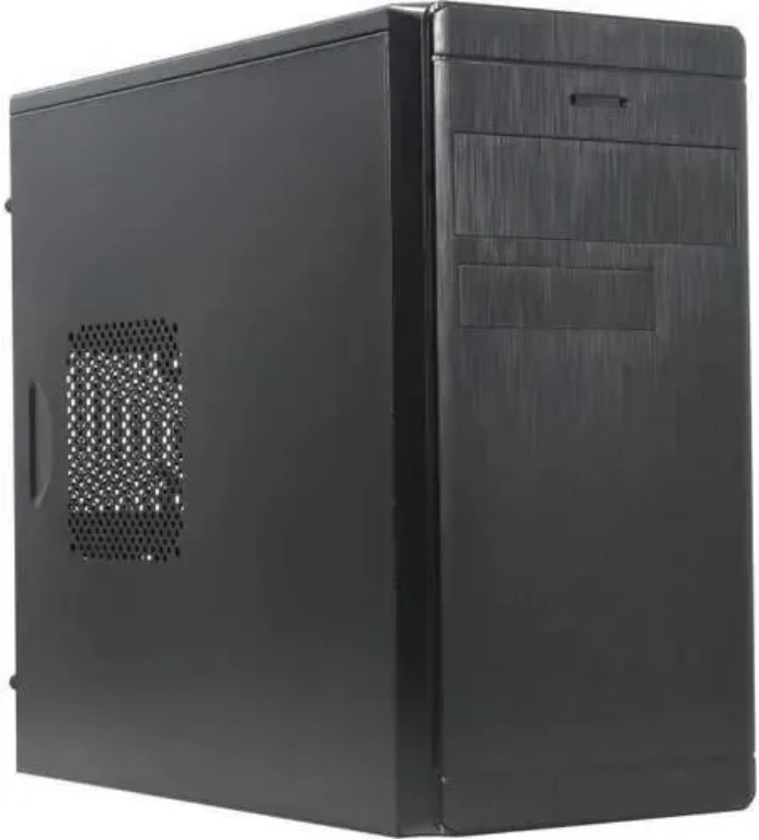 Корпус mATX Ginzzu CL400 без БП, боковая панель из закалённого стекла, USB 2.0, USB 3.0