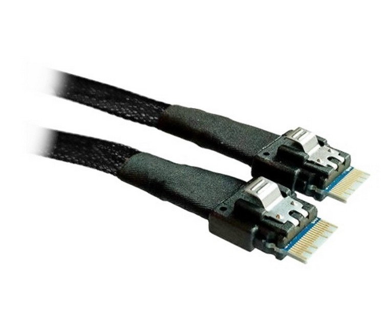 Кабель Supermicro CBL-SAST-1286-100 Slimline x4 (STR) to Slimline x4 (STR),INT,85CM,100 OHM