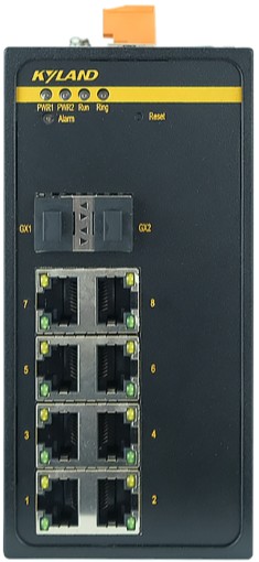 Коммутатор управляемый Kyland SICOM3000A 300071678 2 100Base-X SFP ports, 8 10/100Base-TX ports, RS232 RJ45, 100-240VAC/110-220VDC(85-264VAC/77-300VDC
