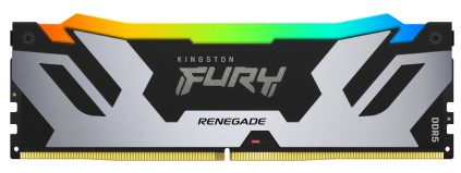   Xcom-Shop Модуль памяти DDR5 32GB (2*16GB) Kingston FURY KF576C38RSAK2-32 Renegade Silver/Black RGB 7600MHz CL38 1RX8 1.45V 288-pin 16Gbit