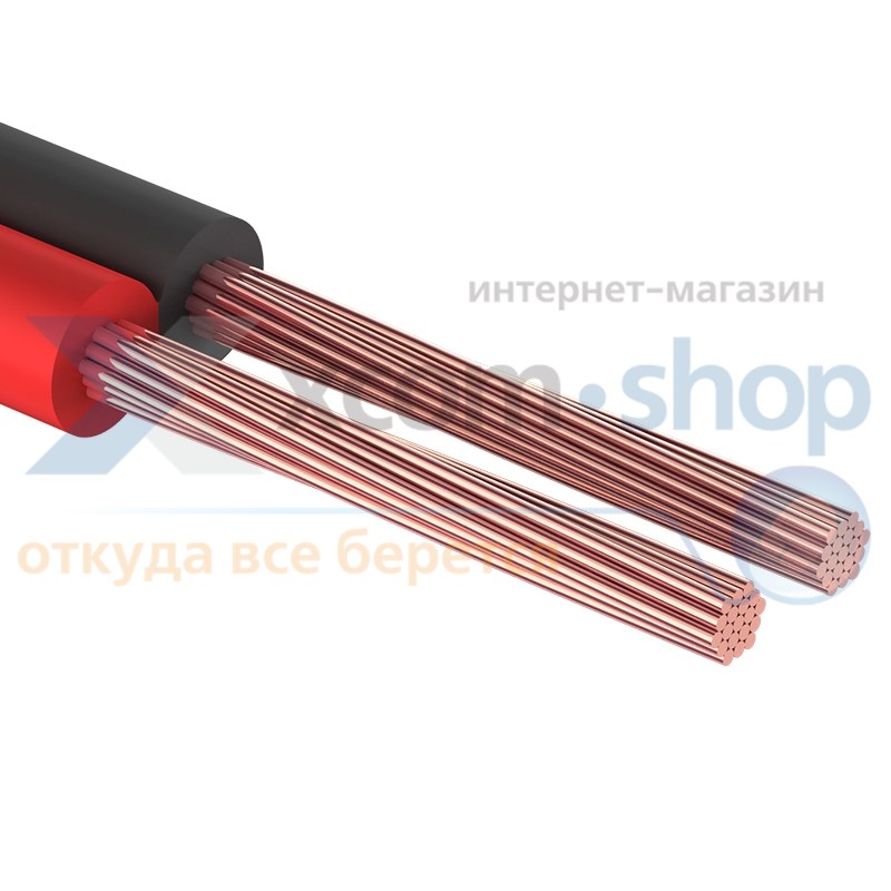 Кабель PROCONNECT 2х1.00 мм², красно-черный, 100 м. 01-6105-6