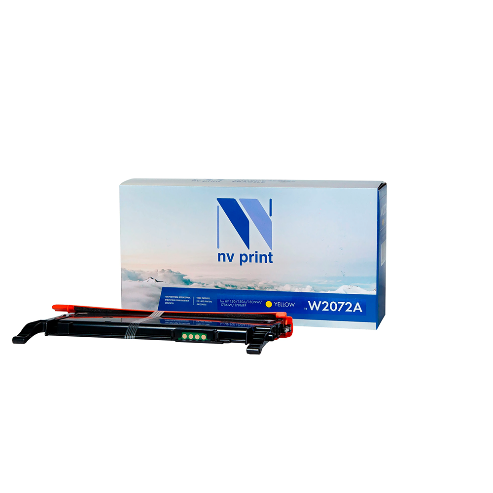 Картридж NVP NV-W2072AY для HP 150/150A/150NW/178NW/179MFP (700k), yellow