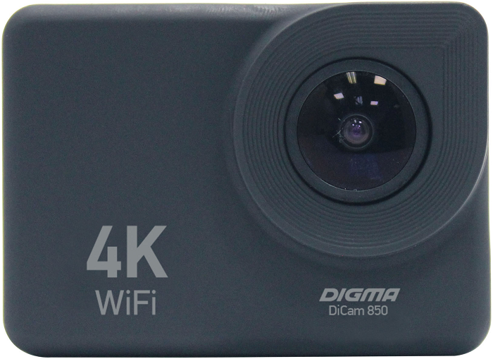 Экшн камеры Экшн-камера Digma DiCam 850 DC850 4K, WiFi, черная