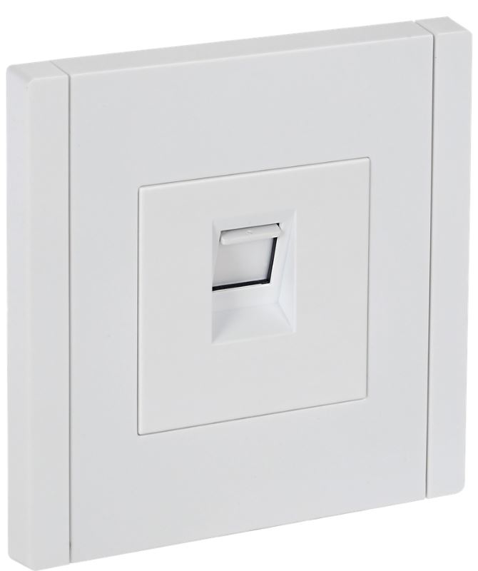 Розетка компьютерная IEK FP-K10-1-K01 FORTE&PIANO RJ45 кат.5E FP232 белый