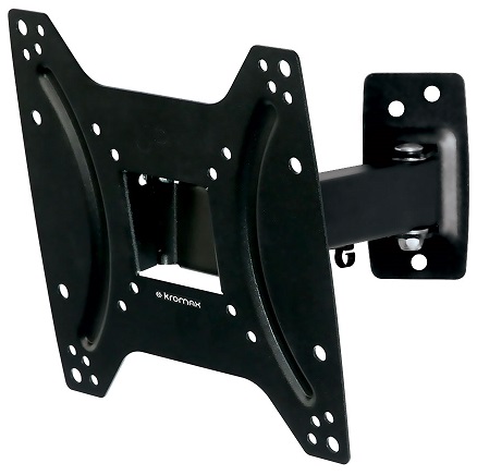Кронштейн настенный Kromax Optima-203 Kromax_28007 15-42, наклон +5°/-12°, от стены 68.5-225мм, VESA 200х200, черный