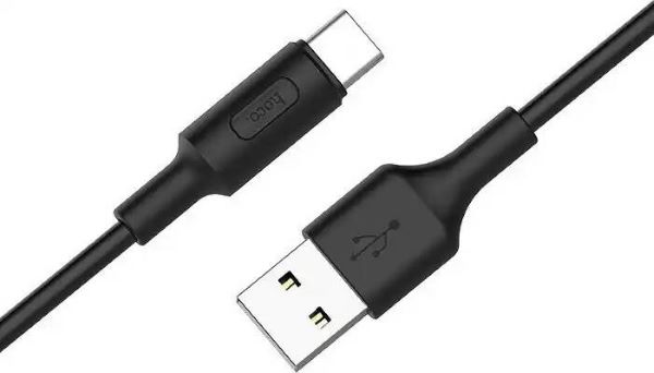 Кабель интерфейсный Hoco X25 Soarer УТ000023675 USB/Type-C, черный