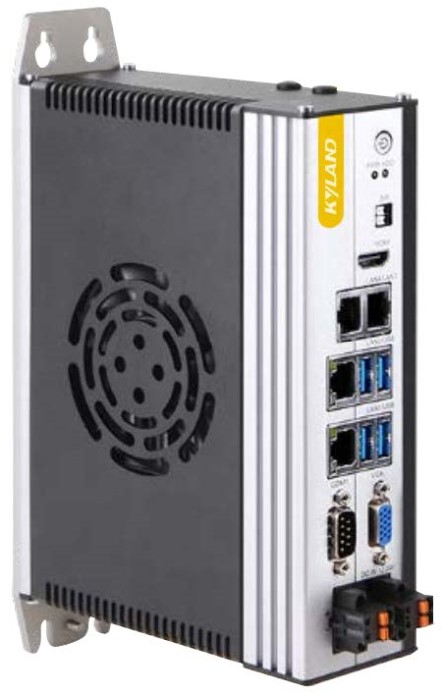 Контроллер Kyland KYAP3 I7-8700/LAN x4/8G/128G SSD I7-8700/8G/128G SSD/i210 x4/RS232/485 x1/USB3.0 x4/DC 12-24V/VGA/HDMI