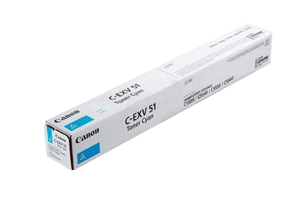 Картридж Canon C-EXV51L 0485C002 голубой для Canon iR ADV C55xx (26000 стр.)