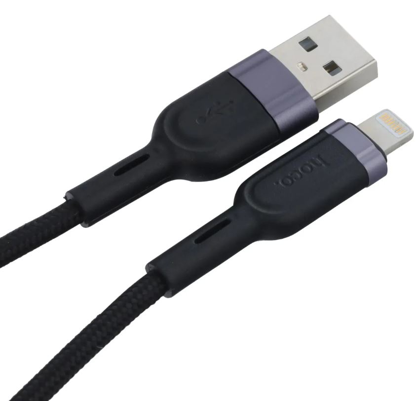 Кабель Hoco U117 IP(01481) 1м черный
