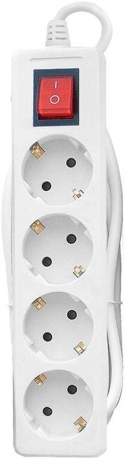 Удлинитель TOKOV ELECTRIC TKE-C01-BU4-3-1-ZV 4х3м с заземл. с выкл. 16А 3х1
