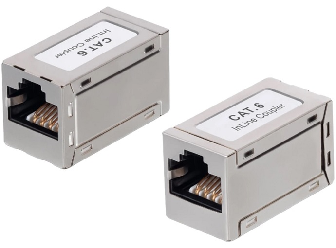 Адаптер проходной Cabcoil FTA-RJ45-RJ45-C6-SH RJ45-RJ45, категория 6, экранированный