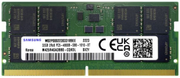  Модуль памяти SODIMM DDR5 32GB Samsung M425R4GA3BB0-CQK PC5-38400, 4800MHz, CL40, 1.1V