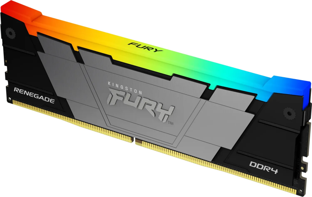 Модуль памяти DDR4 16GB Kingston FURY KF436C16RB12A/16 Renegade RGB Black XMP PC4-28800 3600MHz CL16 2RX8 1.35V 288-pin 8Gbit