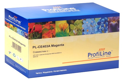Картридж ProfiLine PL-CE403A  для принтеров HP Color LaserJet Enterprise M551dn/M551n/M551xh Magenta 6000 копий ProfiLine