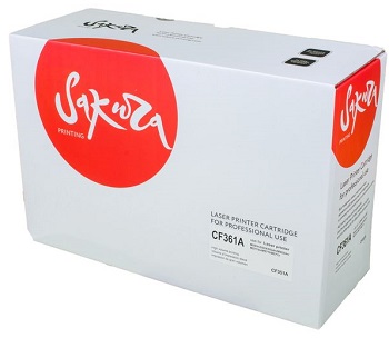 Картридж Sakura SACF361A для HP Color LaserJet Enterprise M553n/553X/553dn HP Color LaserJet Enterprise M552dn, синий, 5000к.