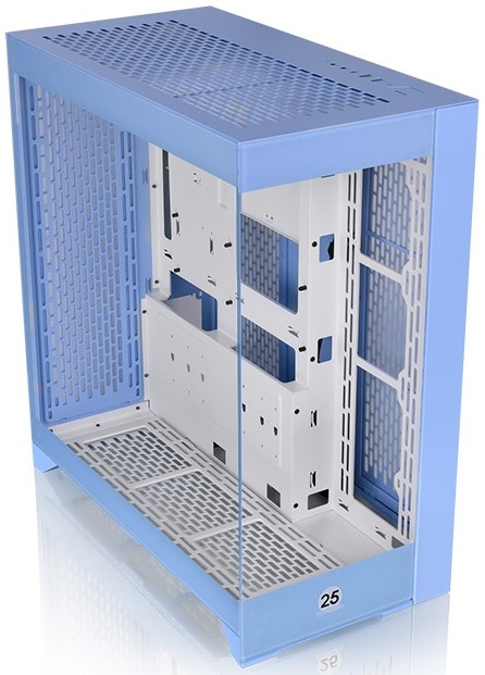 Корпус eATX Thermaltake CTE E600 MX Hydrangea Blue CA-1Y3-00MFWN-00 голубой, без БП, фронтальная и боковые панели из закаленного стекла, USB Type-C, 2