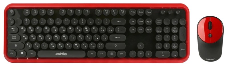 Клавиатура и мышь Wireless SmartBuy SBC-620382AG-RK черно-красный (1/10)