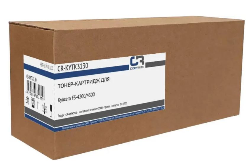 Тонер-картридж CopyRite CR-KYTK3130 для Kyocera FS-4200/4300, TK-3130, 25000 стр, black