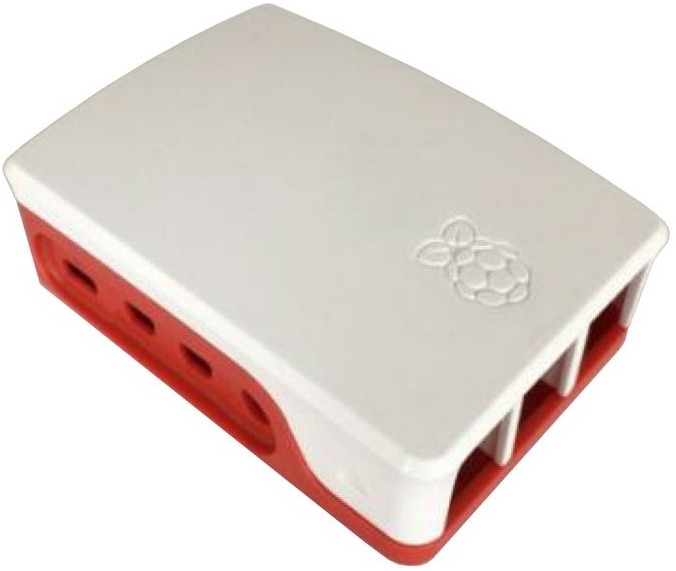 Корпус ACD RA597 Red+White ABS Case for Raspberry 4B (RASP1967)