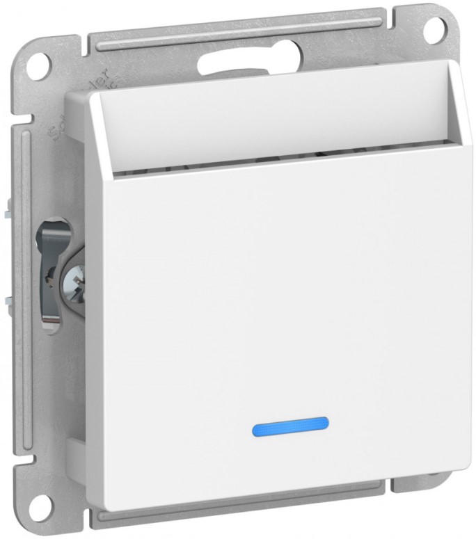 Переключатель Schneider Electric ATN000167 карточный с задержкой времени, механизм , белый