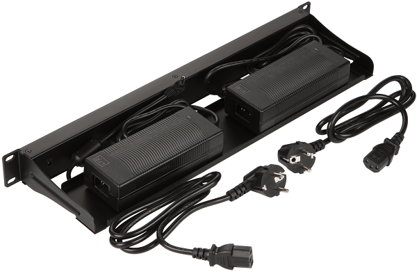 Патч-панель Lanmaster LAN-PP16-POE/A2 POE 19, 16 портов, с двумя блоками питания 48V, 120W