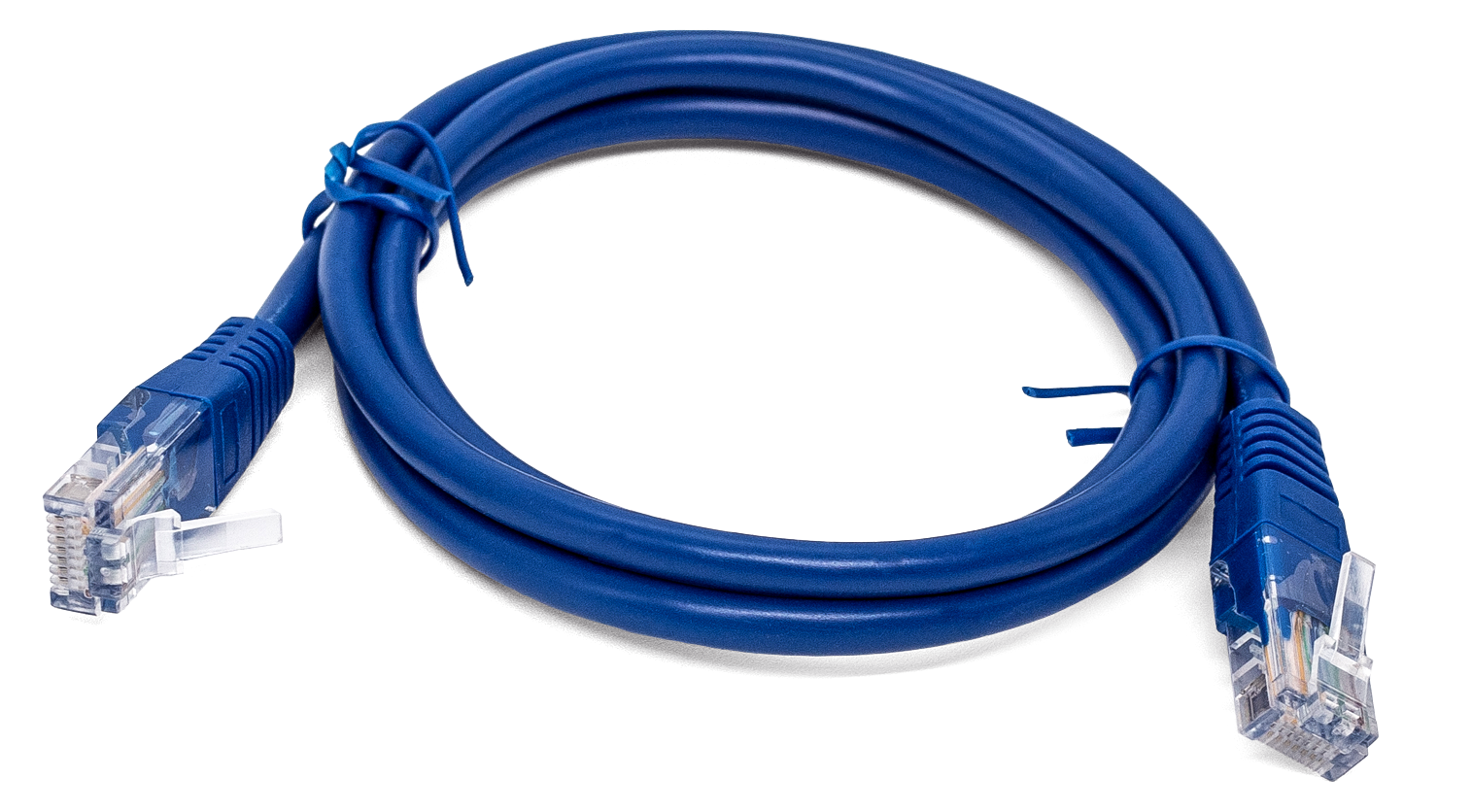 Кабель патч-корд U/UTP 5e кат. 1м Filum FL-U5-C-1M-BL 26AWG(7x0.16 мм), чистая медь, PVC, синий