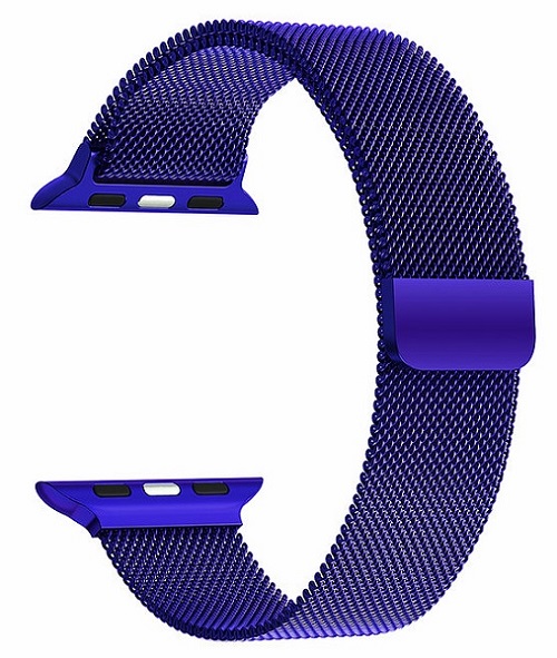 Ремешок на руку Lyambda CAPELLA DS-APM02-40-BL из нержавеющей стали для Apple Watch 38/40 mm blue