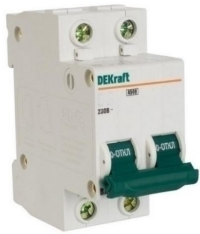 Автоматический выключатель DEKraft 11070DEK 2Р 40А х-ка C ВА-101 4,5кА