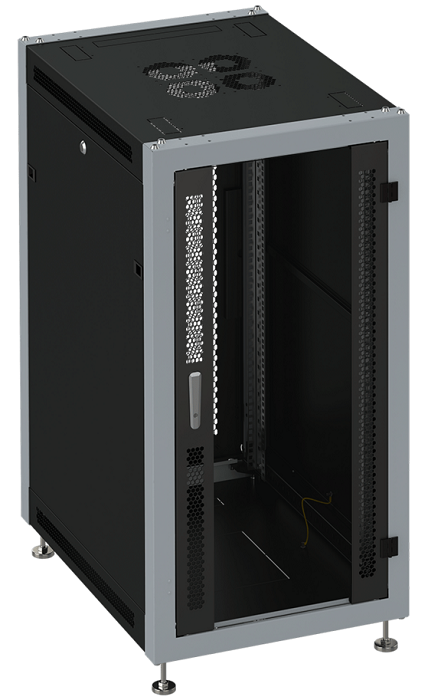  Шкаф напольный 19, 27U SYSMATRIX SL 6827.914 600x800x1330mm (ШхГхВ) передняя дверь стеклянная, задняя дверь двухстворчатая перфорированная, поворотна