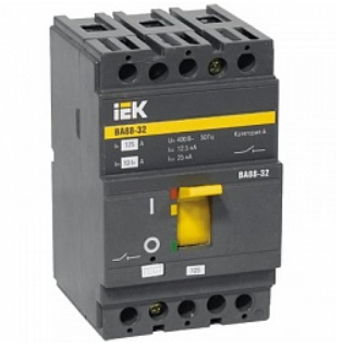 Автоматический выключатель IEK ВА88-32 SVA10-3-0040 трехполюсный 40А 25кА РЭ500А