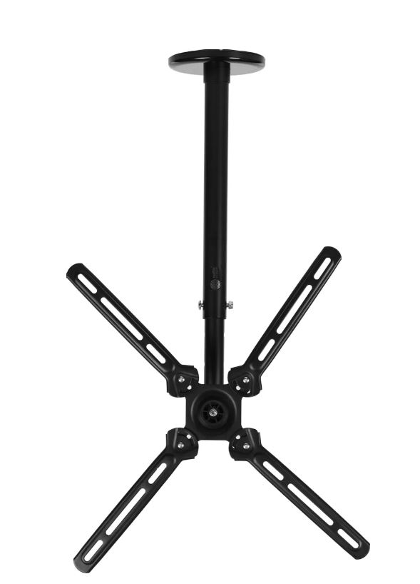 Кронштейн Cactus CS-CP07 черный 23-55 макс.45кг потолочный поворот и наклон
