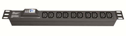 Блок розеток 19, 8 розеток DKC R519IEC8CBC14 10A с автоматом 1P Вых: 8хC13, Вх:C14X2м, RAM telecom