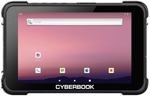 Планшет защищенный CyberBook T186X 8 1280*800, 8ГБ, 128ГБ, WiFi, BT, LTE, GPS, ГЛОНАСС, NFC, камера фронтальная 5Мп, тыловая 13Мп, USB 2.0 (Тип А), U