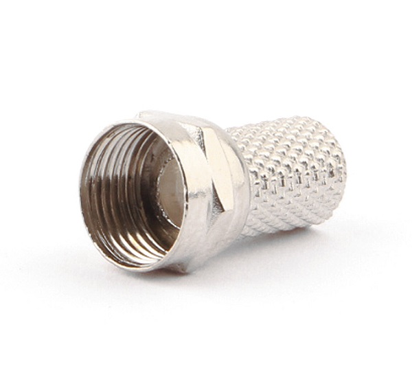 RG-6 Коннектор Cablexpert SPL6-01 18mm, для кабеля RG6, 5шт