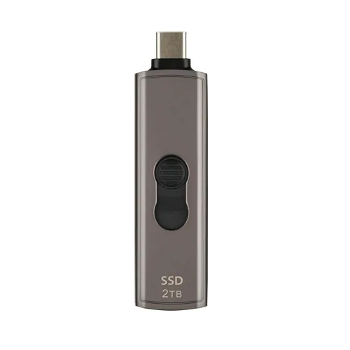 Внешние SSD  Xcom-Shop Внешний SSD USB Type-C Transcend TS2TESD330C 2TB, серый